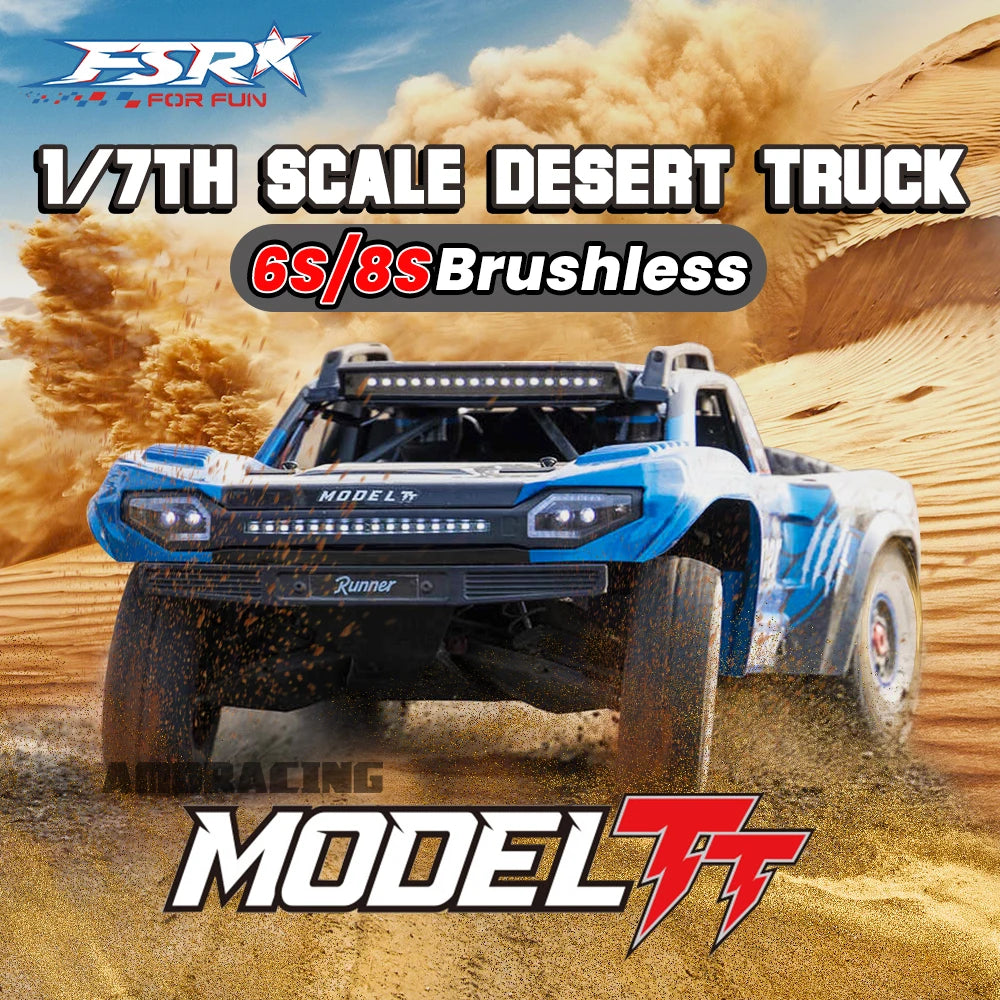 FSR MODEL TT 6S 8S Brushless 1/7 RC Desert Truck RTR
