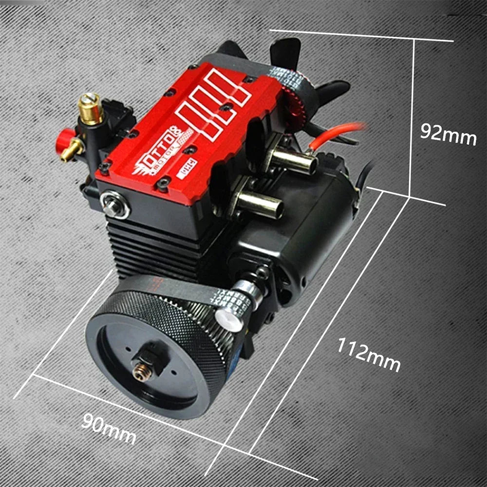 TOYAN FS-L200AC Engine Model 7cc Inline 2 Cylinders 4 Stroke Air Cooled Nitro Engine Model Kit