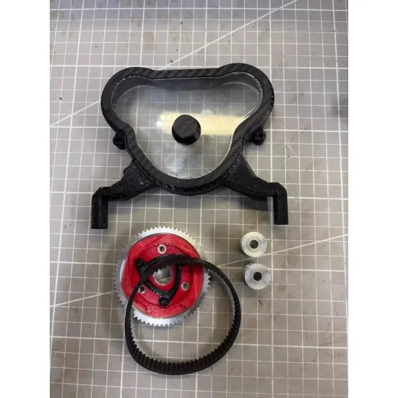Belt Drive Conversion Kit Silent Upgrade Set for Crossrc EMO XX 1/6 RC Car OP PART