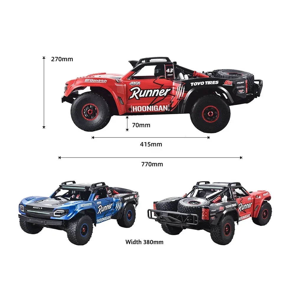 FSR MODEL TT 6S 8S Brushless 1/7 RC Desert Truck RTR