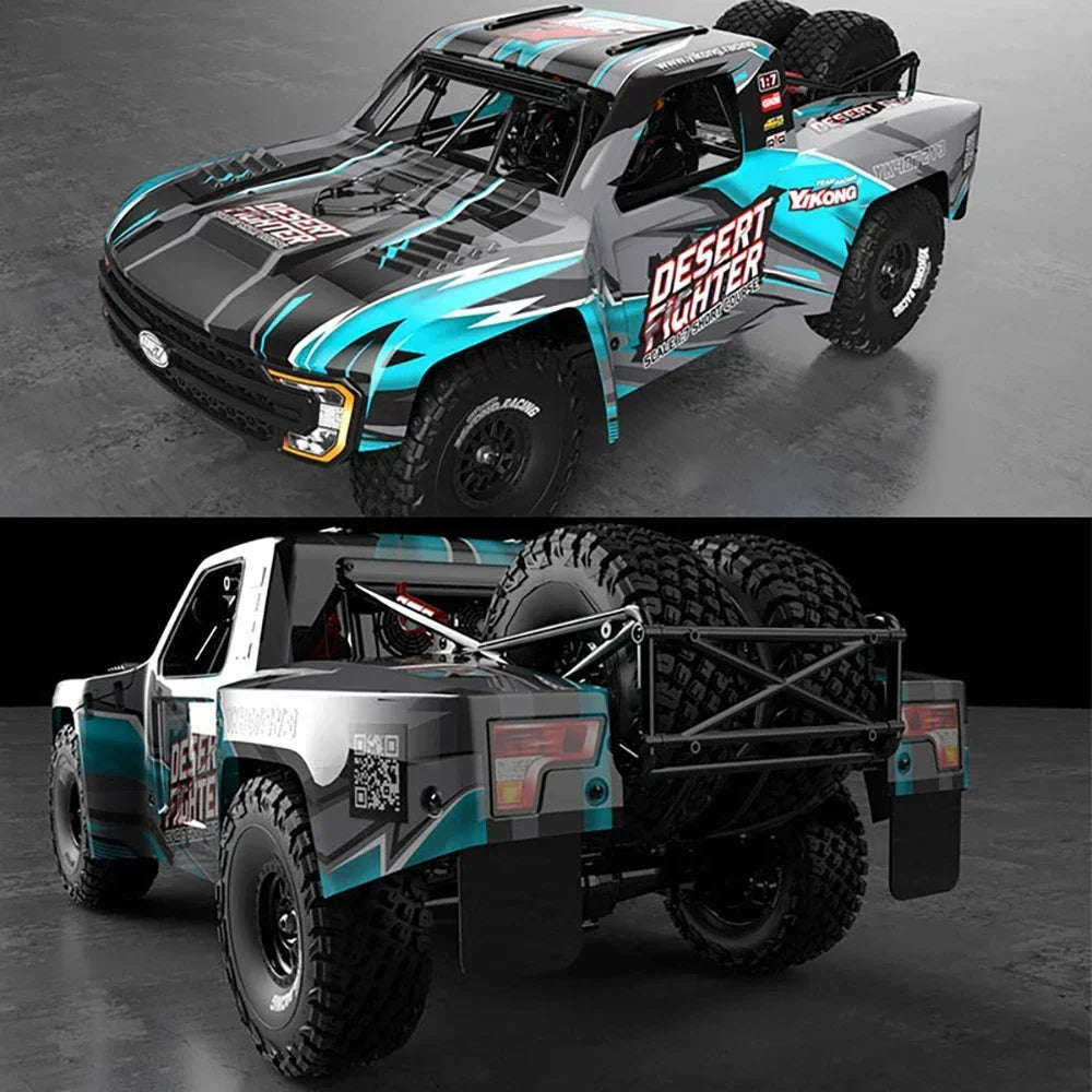 YIKONG 4072 DF7 V3 1/7 Rear Straight Axle Short-haul Truck Desert Short Car Rtr