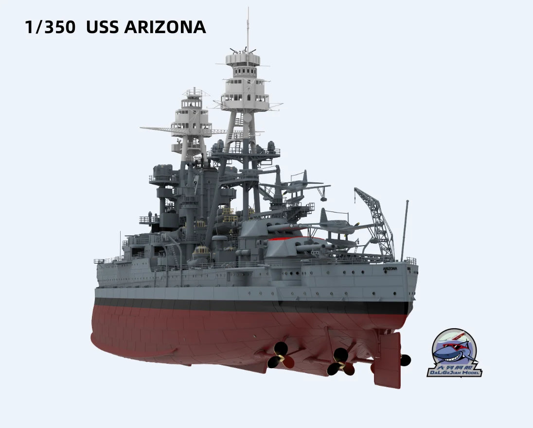 CY MODEL CY102 1/350 USS ARIZONA BB-39 Battle Ship Assembly Model Kit