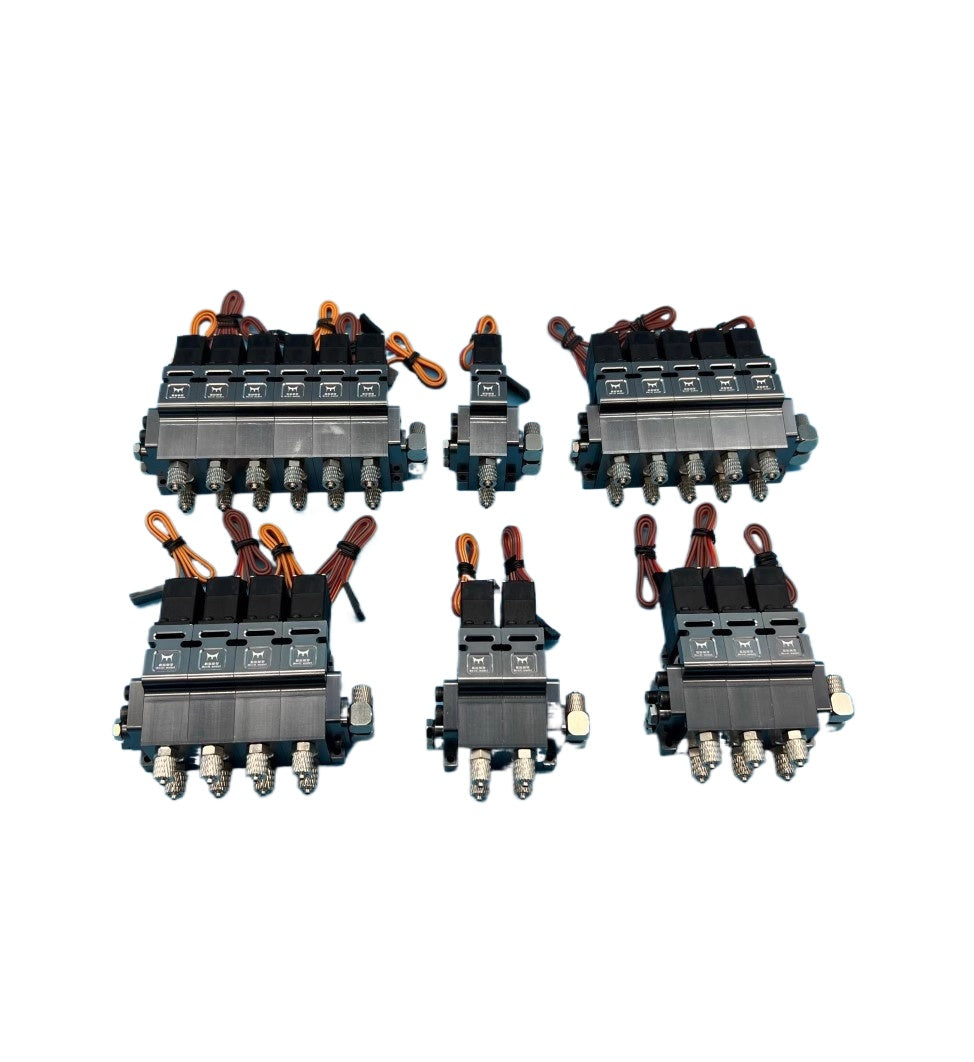 6Mpa 1/14 RC Engineering Excavator Rotary Column Hydraulic Directional Valve with Medium Return