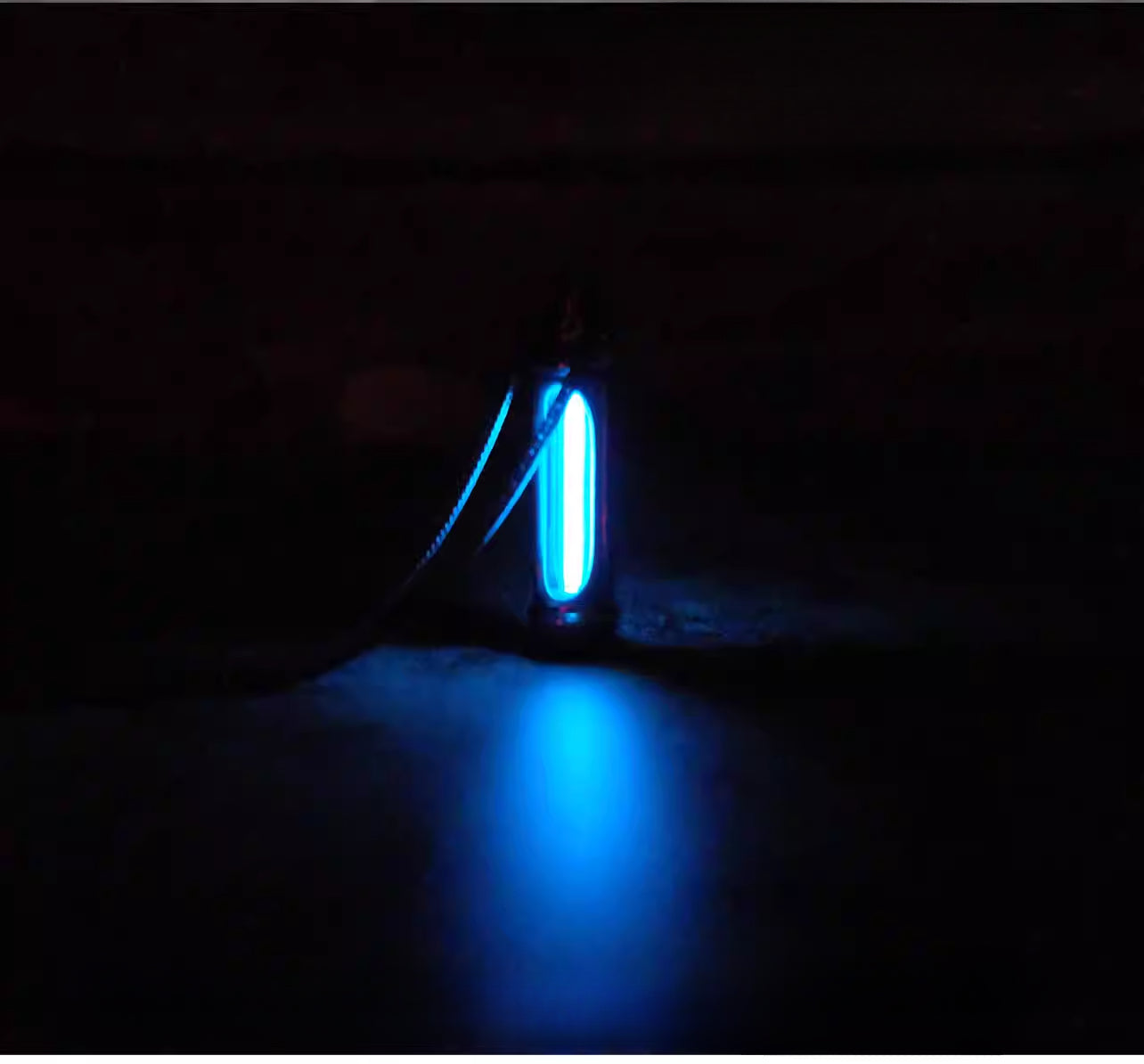 Tritium Self-luminous 25 Years Sterling Silver Handmade Necklace