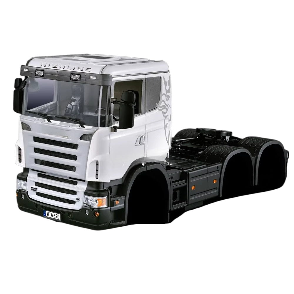 HERCULES 1/14 3 Axle Scania Low Roof Tractor Plastic Cab Kit