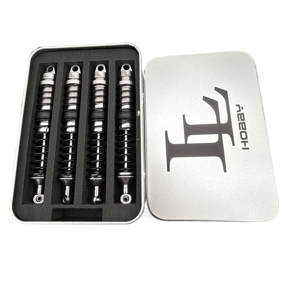 LLRC 1/10 1/8 1/7 Rc Climbing Car, Stainless Steel Shock Absorber for TRX4 Yikong CrossRC KM MK07 Rc Car