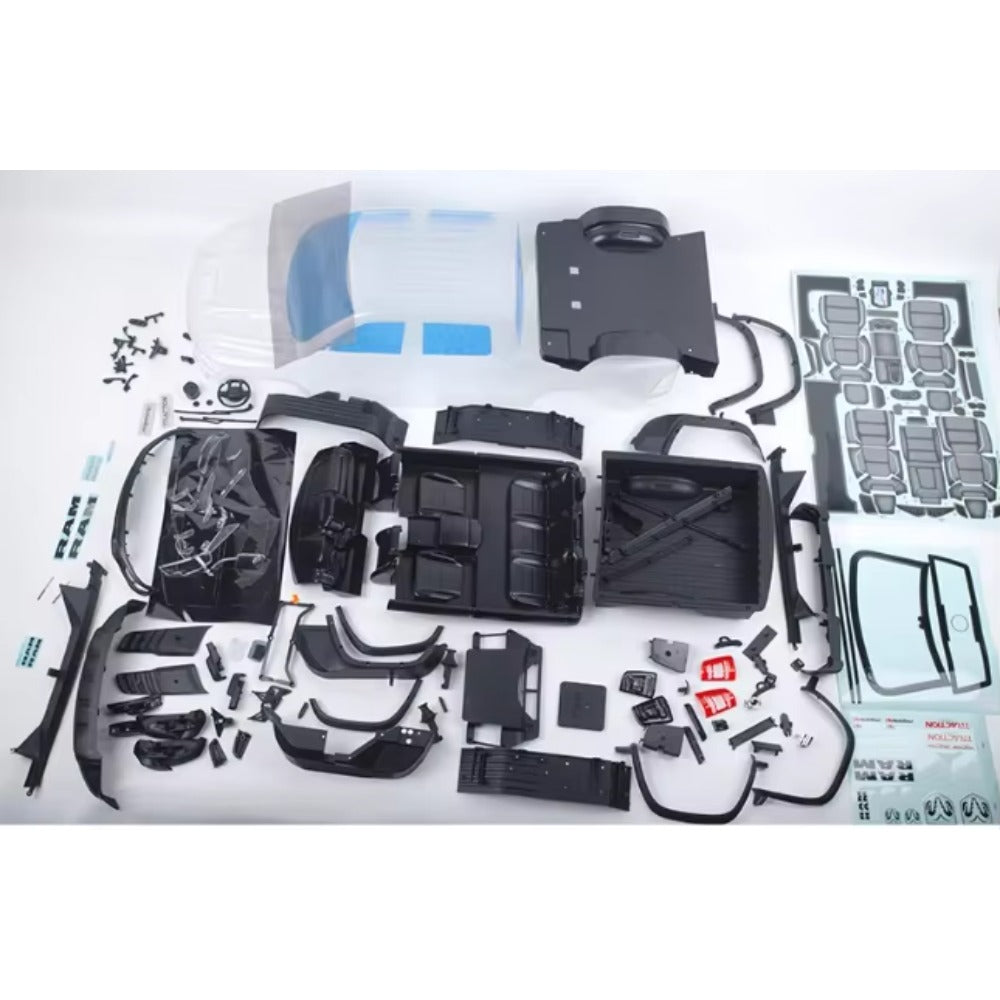 TRACTION HOBBY KM 1500 1/8 4WD RC Car Grey Painted Shell with Interior Assembly TH01542