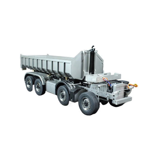 1/14 Tamiya Actros Rc Tractor 8x8 Metal Hydraulic Ro-ro Dump Truck Chassis Assembly
