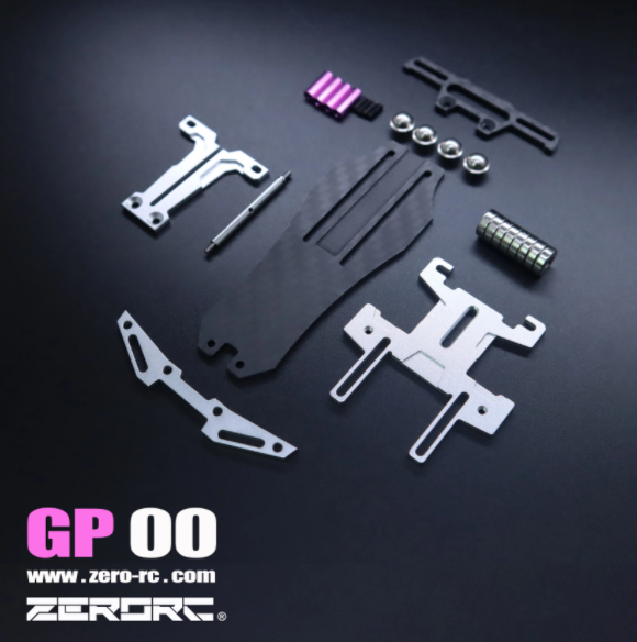 ZERORC GP00 RWD 1/24 1/28 RC DRIFT CAR METAL FRAME KIT