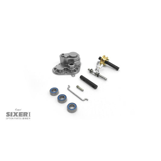 CAPO SIXER1 Samurai Jimney Rc Car Time-sharing 4WD Transfer Case OP CD15828WDC