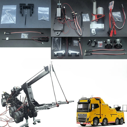 Tow Truck Modification Accessories for 1/14 Tamiya RC Truck 56362 Volvo FH16 750