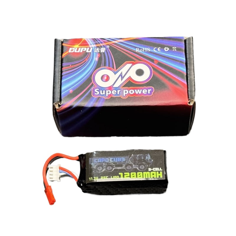 1200mAh 3S 25C Battery CUB3 capo 1/18 Tatra 8x8 Rc Tractor