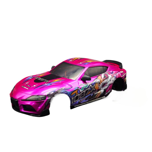 1/24 SUPRA plastic body with paint wheelbase 108mm for rc drift car