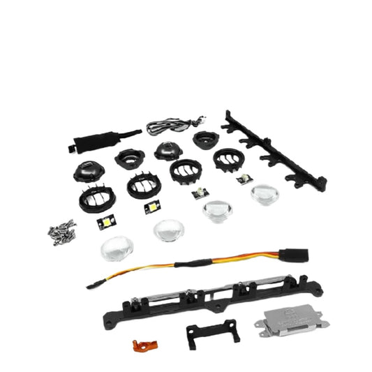 CAPO SIXER1 Samurai Jimney Rc Car Round LED Light Frame Roof Light Follow-up System CD158284P SET