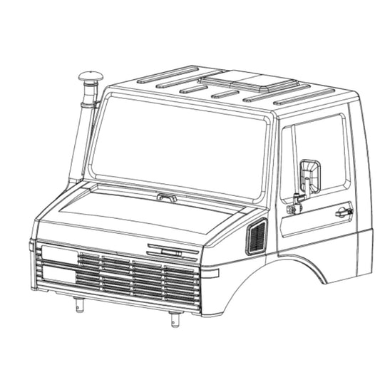 CROSSRC NT4 Unimog 1/10 Rc Car Silver Cab Case (pre-assembled) CS-97401180