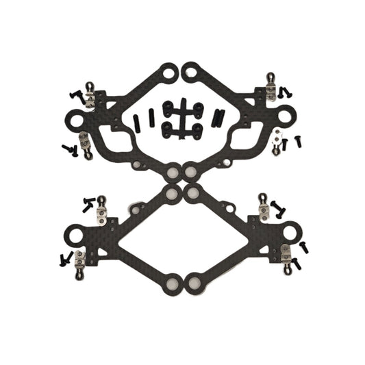 3Racing Cero Mini M210 M225 FWD RC DRIFT CAR Carbon Fiber Lower Swing Arm