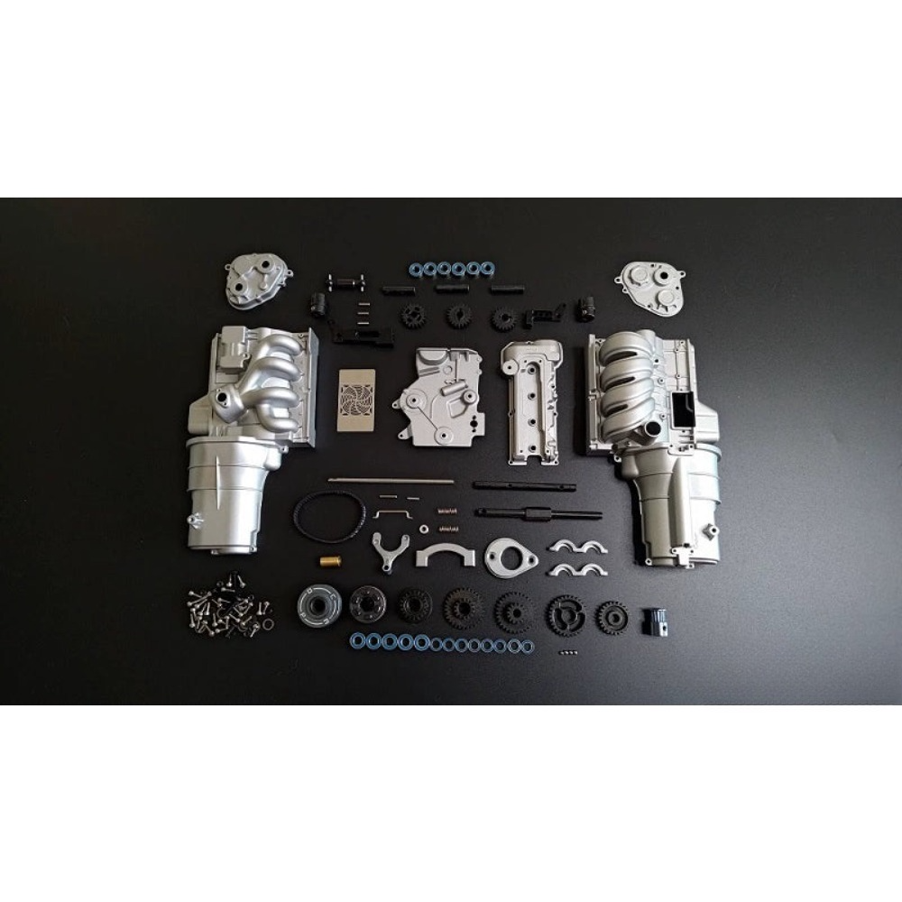 CAPO SIXER1 Jimney Samurai Rc Car Engine Transfer Case Assembly Set