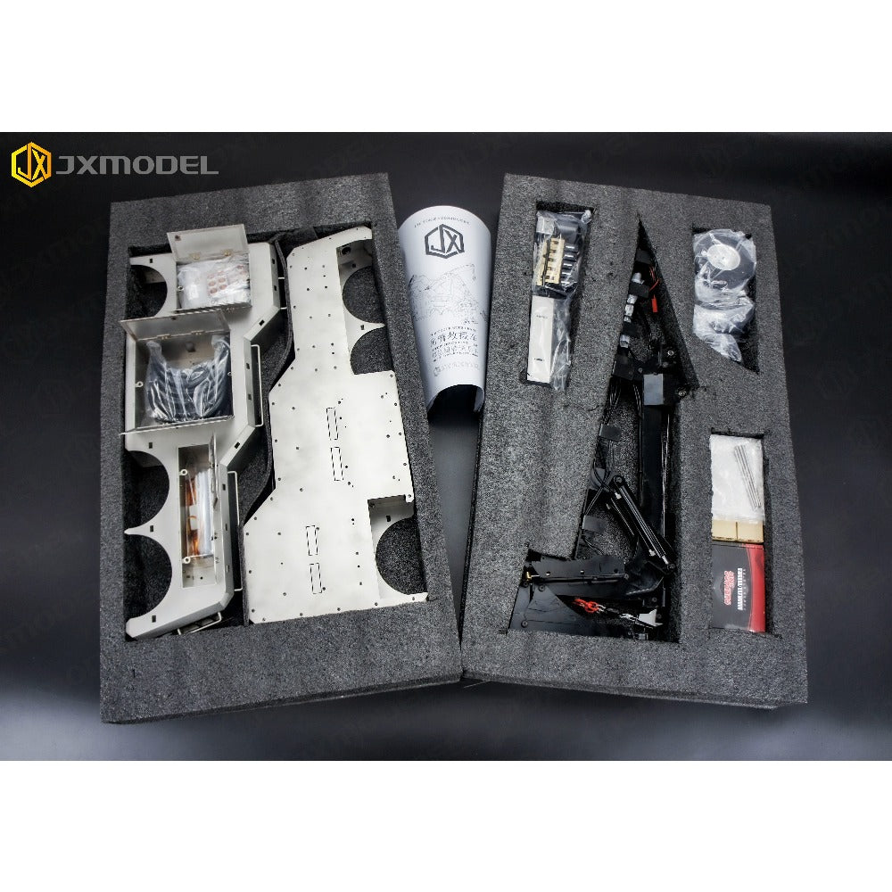 JXMODEL 1/14 RC Clearance Rescue Trailer Chassis Hydraulic Rescue Module Version 2.0 KIT