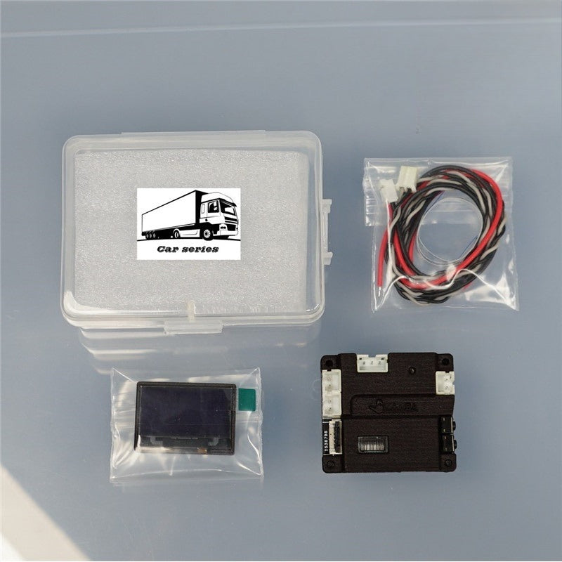1/14 Tamiya Tractor Hydraulic Excavator LCD Interior Screen Voltmeter Thermometer Pressure Gauge