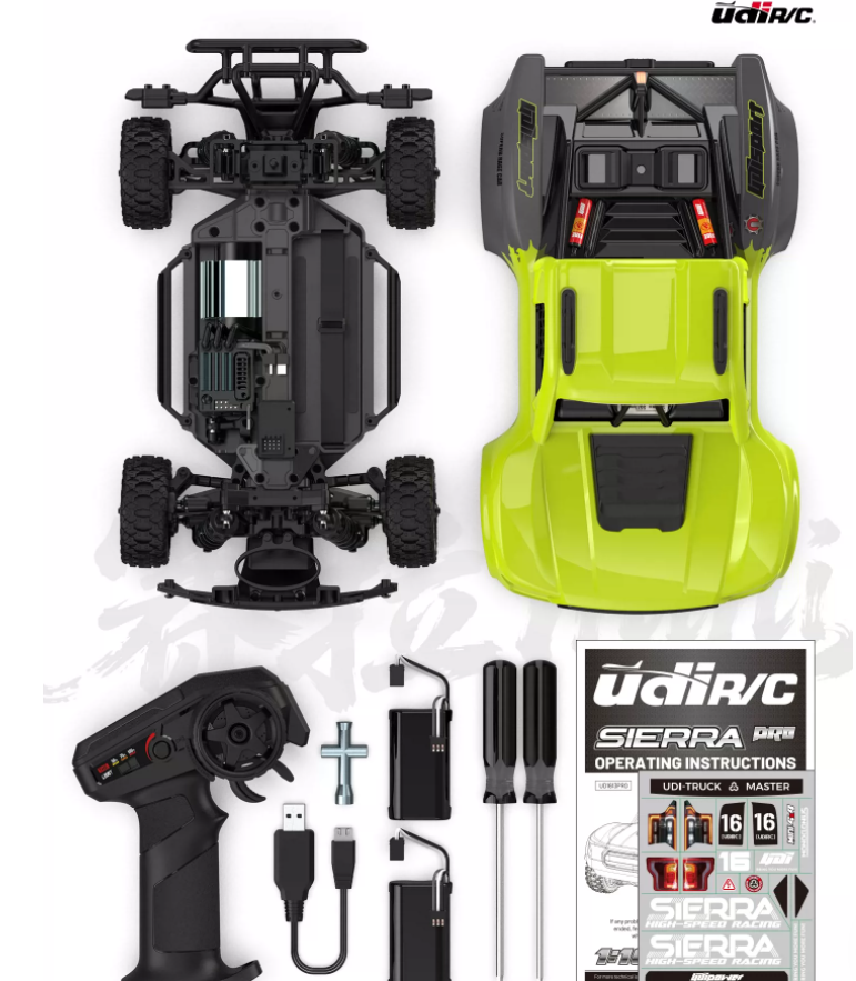 UDIRC 1613Pro 1/16 Brushless Remote Control Car RTR