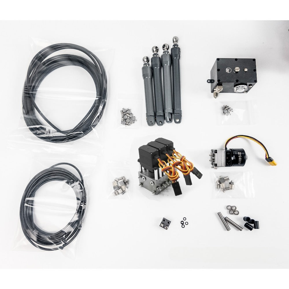 CUT HOBBY Double E E011 EC160E 1/12 Rc Excavator to Hydraulic Upgrade Kit