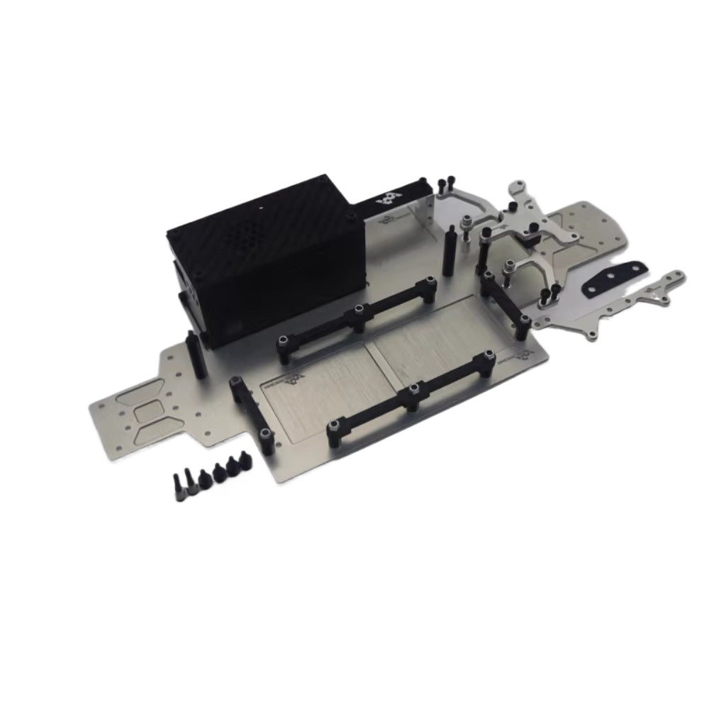 Metal Chassis Kit V2 Version Assembly Op for Tamiya 58558 1/10 Rc To ...