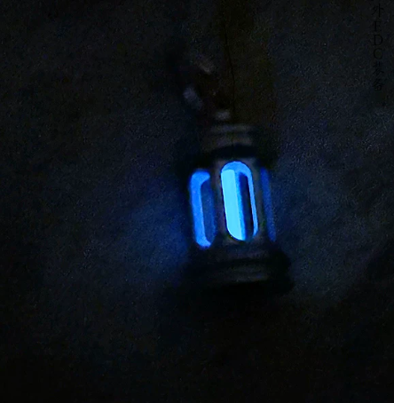 Titanium Alloy Tritium Lamp Keychain Housing 3x22.5mm