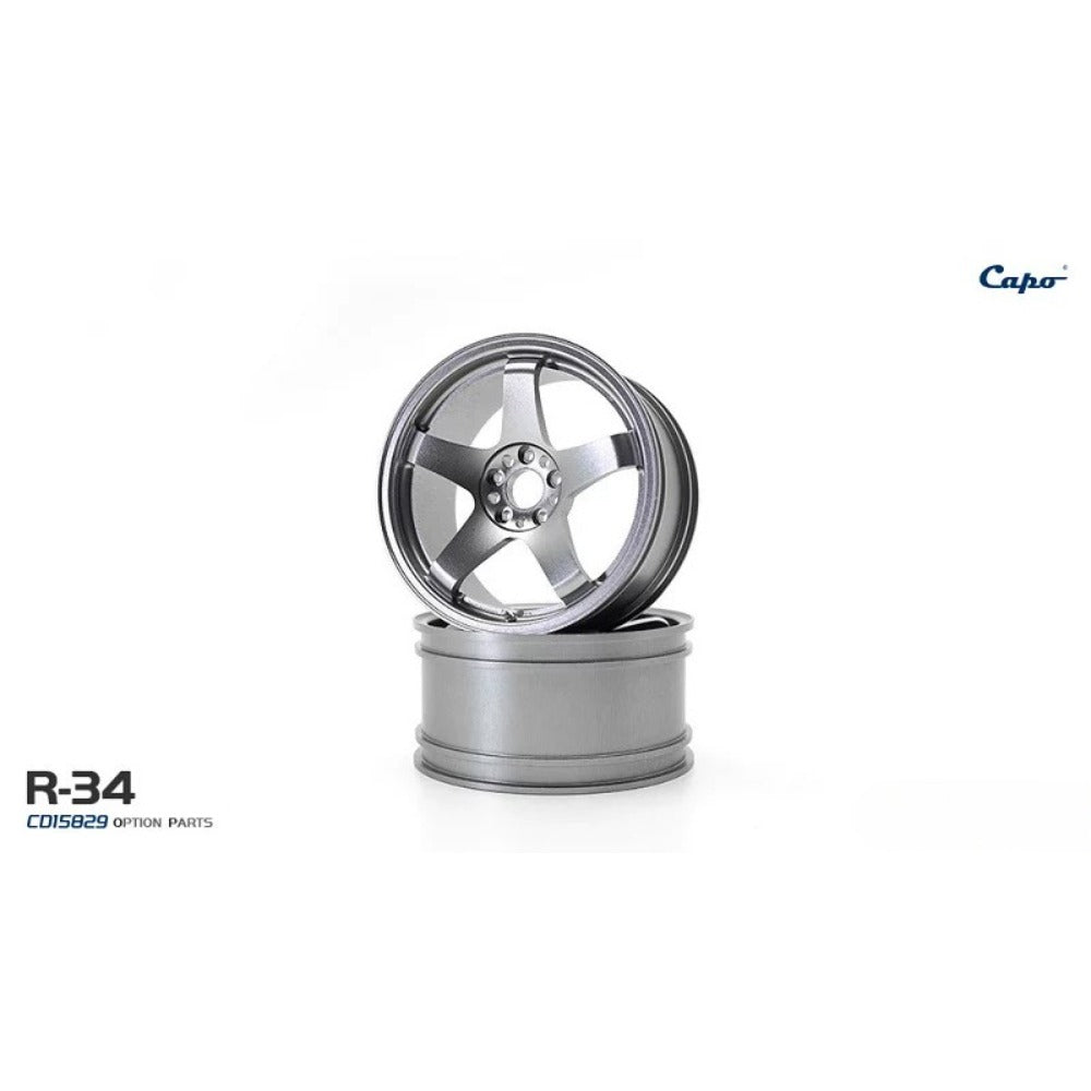 CAPO CD15829 GTR R34 1/8 RC CAR NISMO Metal Wheel 4PCS