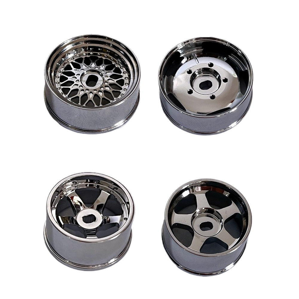 1/24 MINIZ Miniq TRC Art TG Rc Drift Car 20MM 22mm Awd Metal Wheels 1 pair