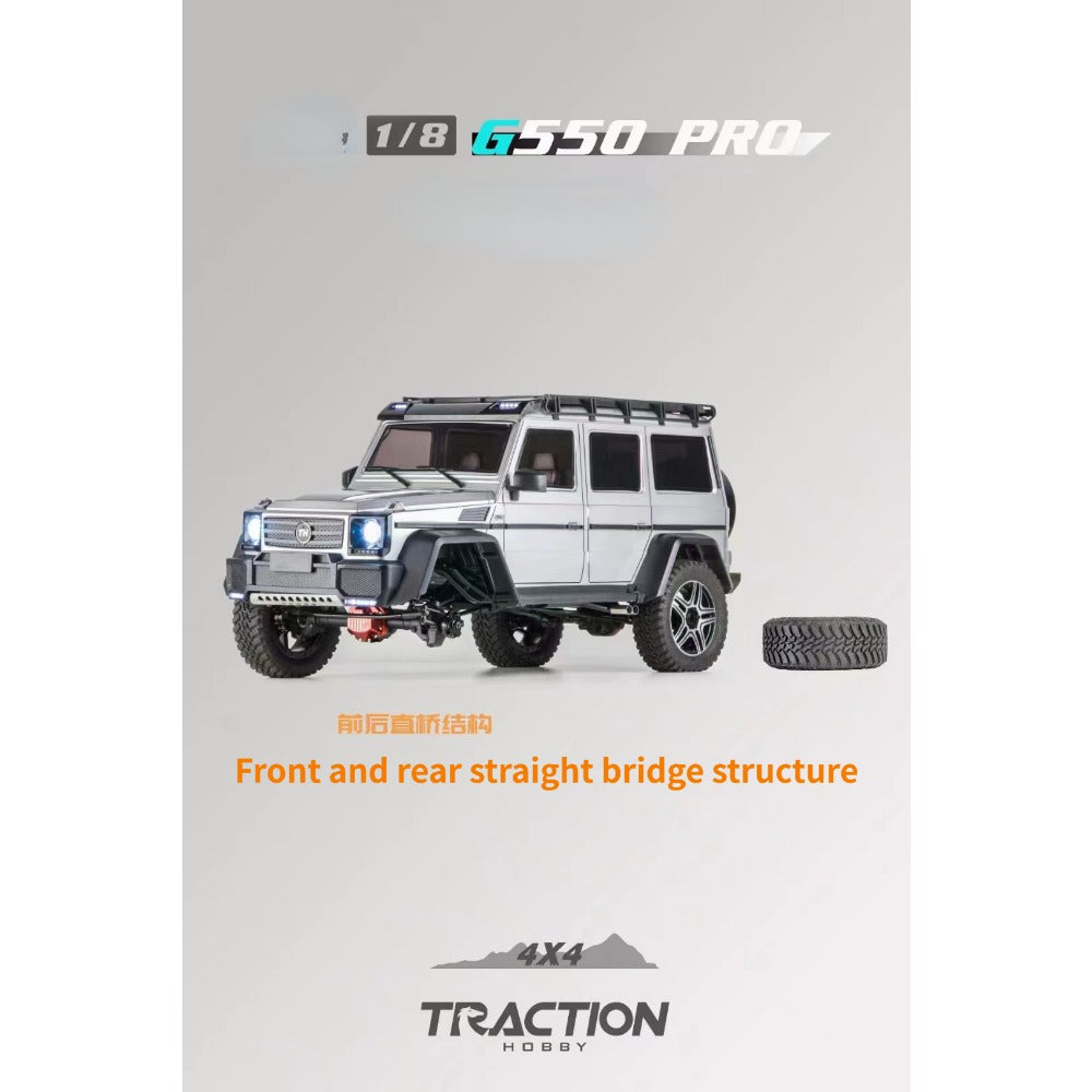 KM TRACTION HOBBY  KM5 PRO G550 4wd 1 /8 Rc Crawler Car RTR