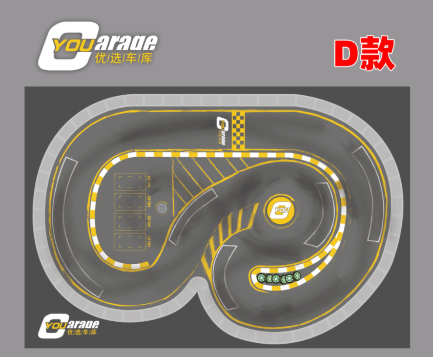 1/24 RC DRIFT CAR Pvc Composite Track Map Collection
