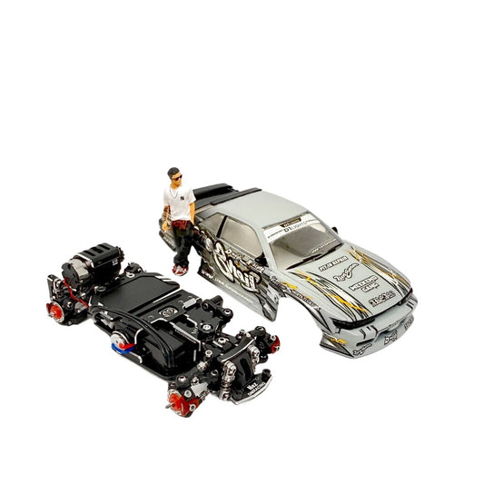 DMRACING NEZ-R 1/64 RWD RC DRIFT CAR Preassembled Frame