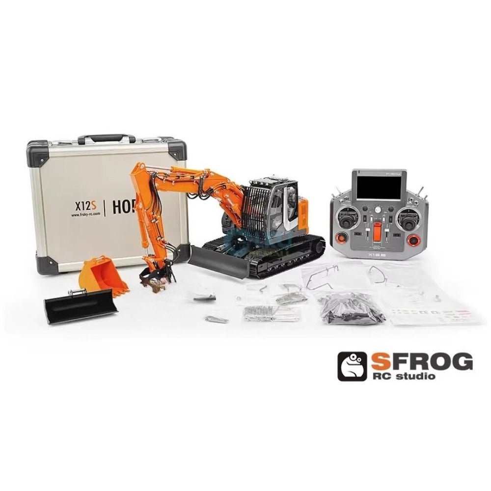 SFrog Hitachi 135 1/14 All Metal Desktop Hydraulic Excavator RTR