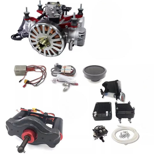 DLE 70HD RC Drone Water-cooled Engine Start Generator
