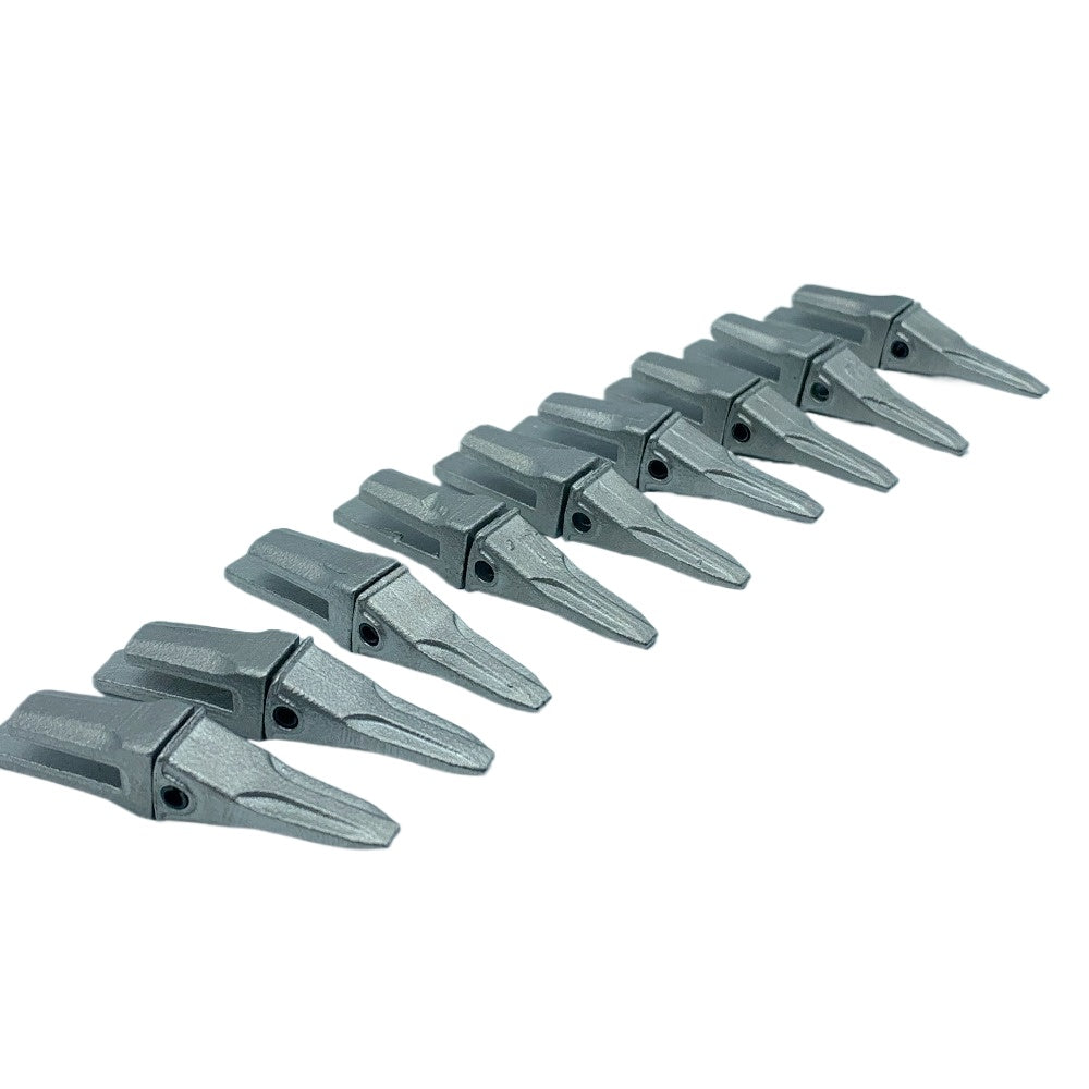 1/14 CUT RC Hydraulic Excavator Model Stainless Steel Digging Bucket Teeth Dc05 10PCS
