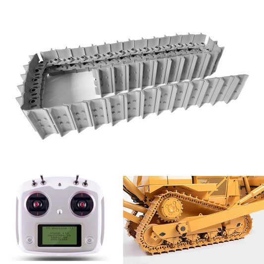 JDMODEL Zinc Alloy Unpainted Track for 1/12 Remote Control Hydraulic Bulldozer JDM-98A