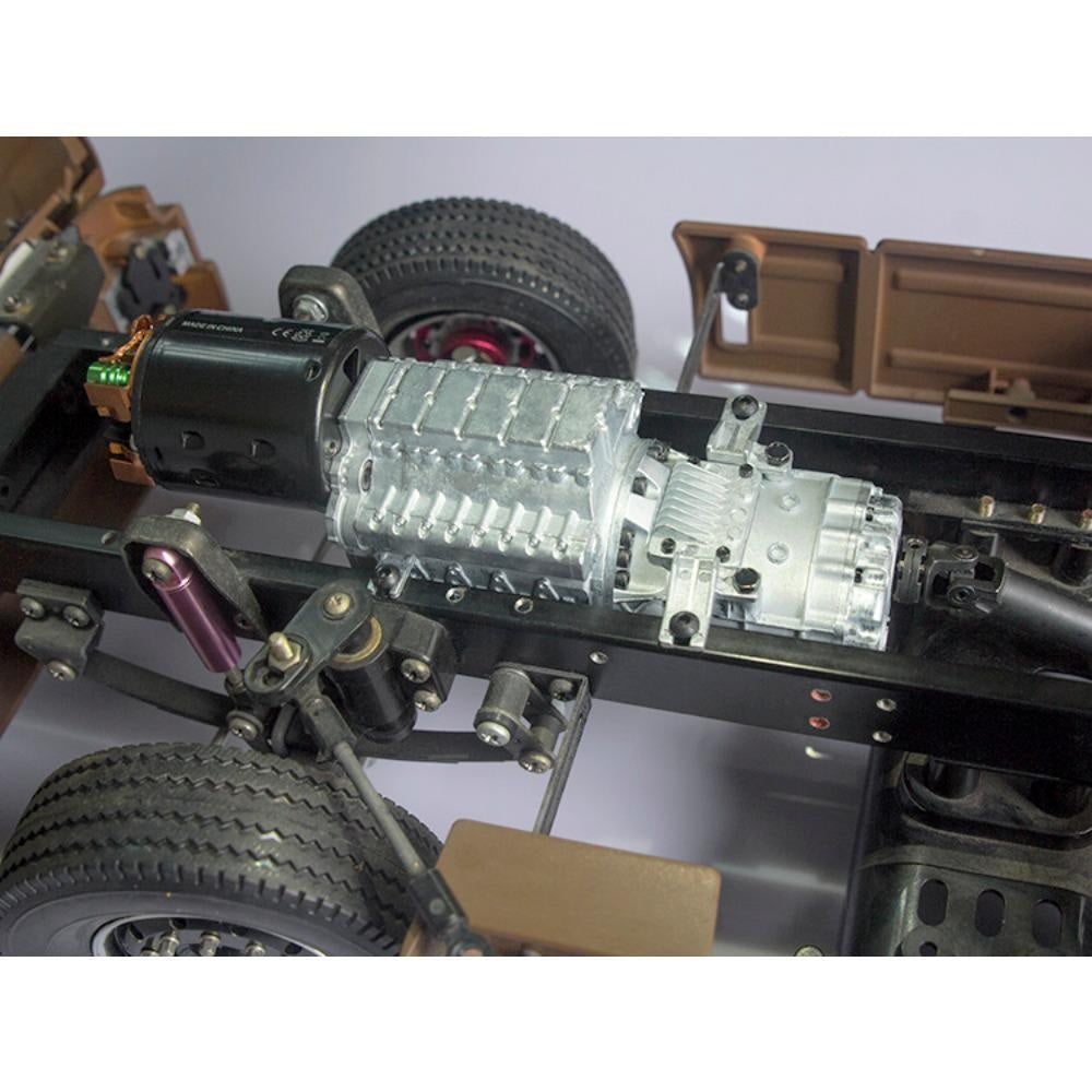 JDMODEL JDM-100 CVT Metal Automatic Stepless Gearbox for 1/14 Tamiya Rc Truck