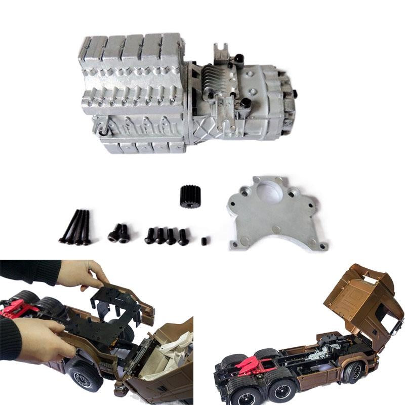 JDMODEL JDM-100 CVT Metal Automatic Stepless Gearbox for 1/14 Tamiya Rc Truck