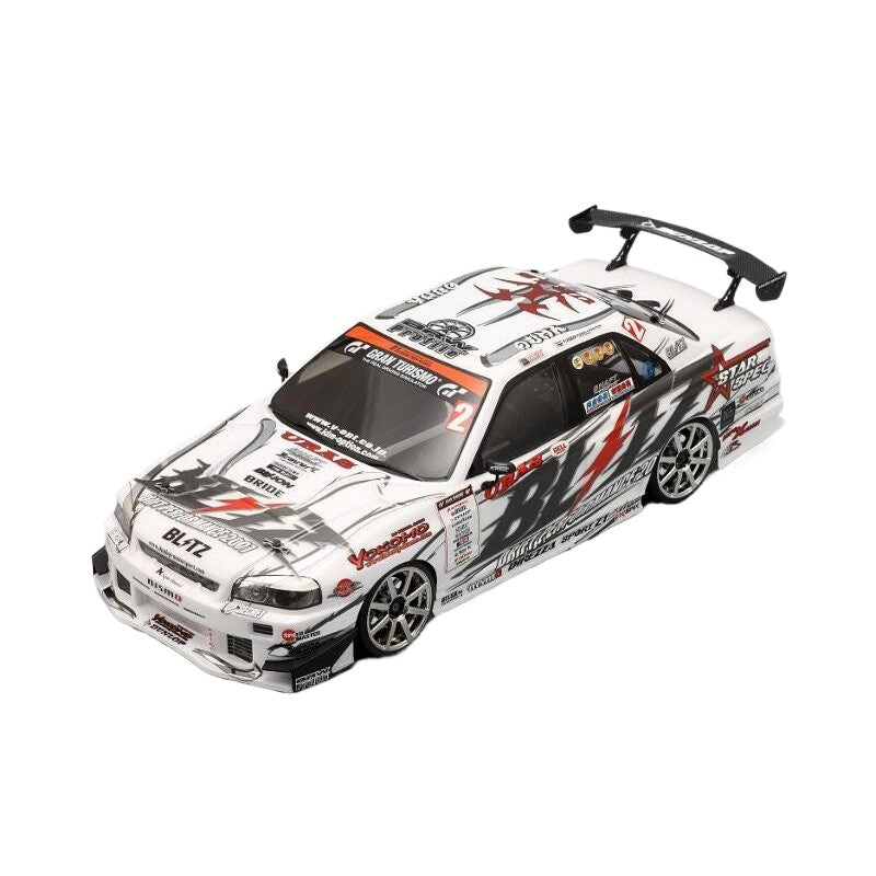 1/10 GTR ER34 BLITZ RC DRIFT CAR Sticker SC1986