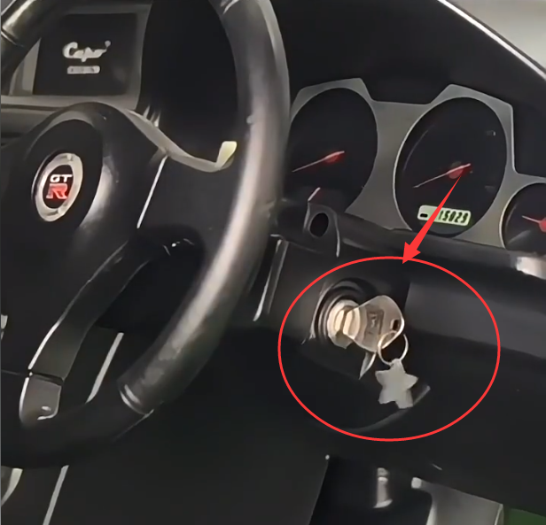 CAPO CD15829 GTR R34 1/8 Rc Car OP PART Acrylic lens metal key model