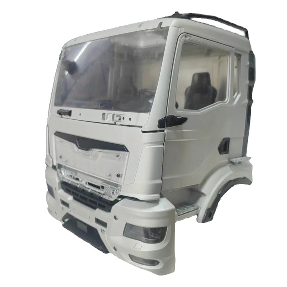 CNC Metal Cab with Interior for  1/14 Tamiya MAN TGX  Rc Dump Truck