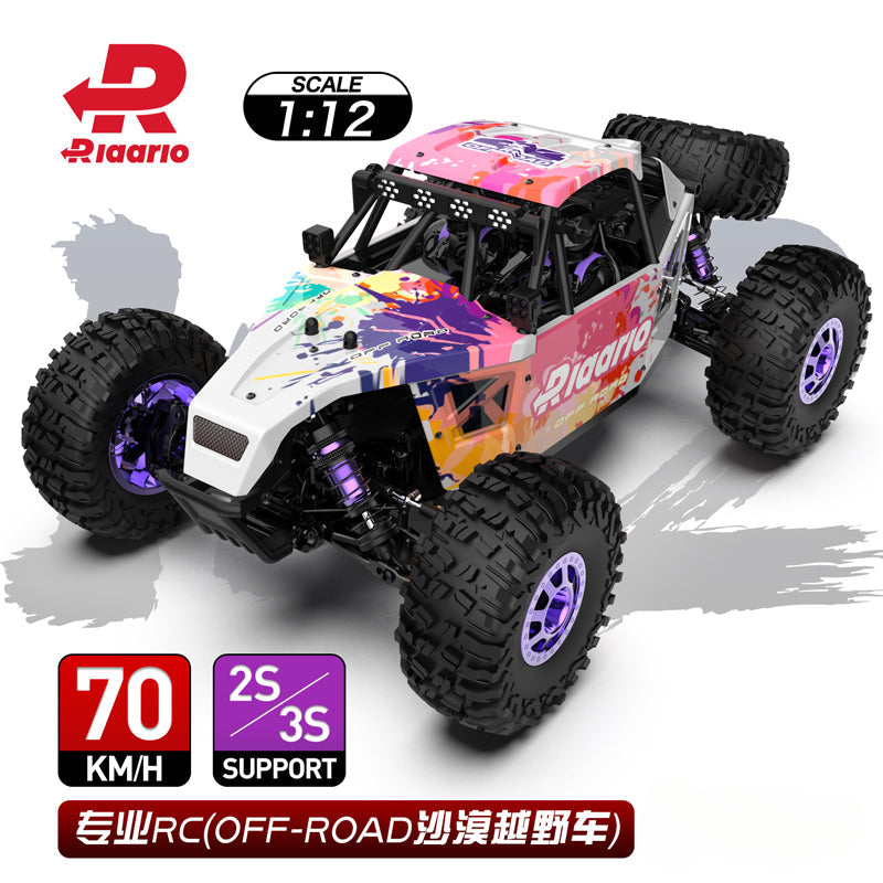 Rlaarlo 1/12 AM-D12  2.4G 4WD Brushless RC  Desert Truck RTR  2S battery