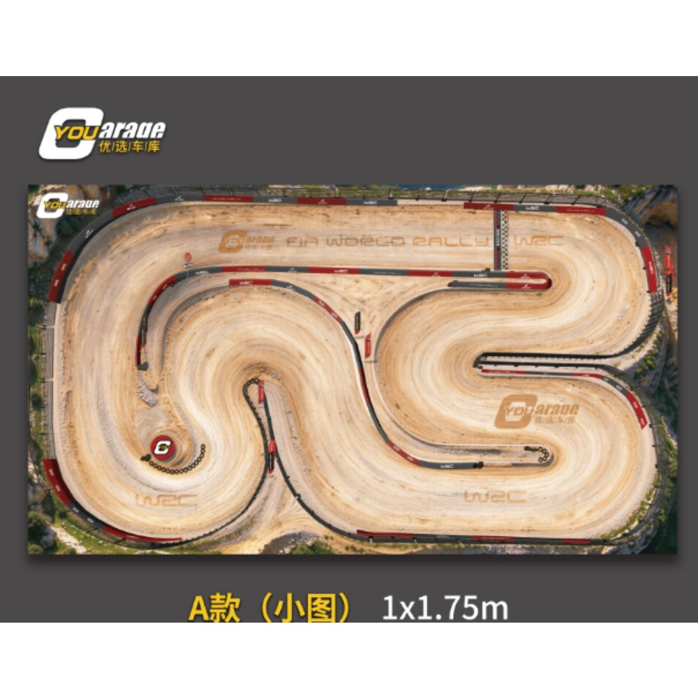 1/24 RC DRIFT CAR Rally-style PVC Composite Track Map Collection
