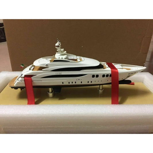 1:160 Scale Resin Handcrafted Yacht Boat Model