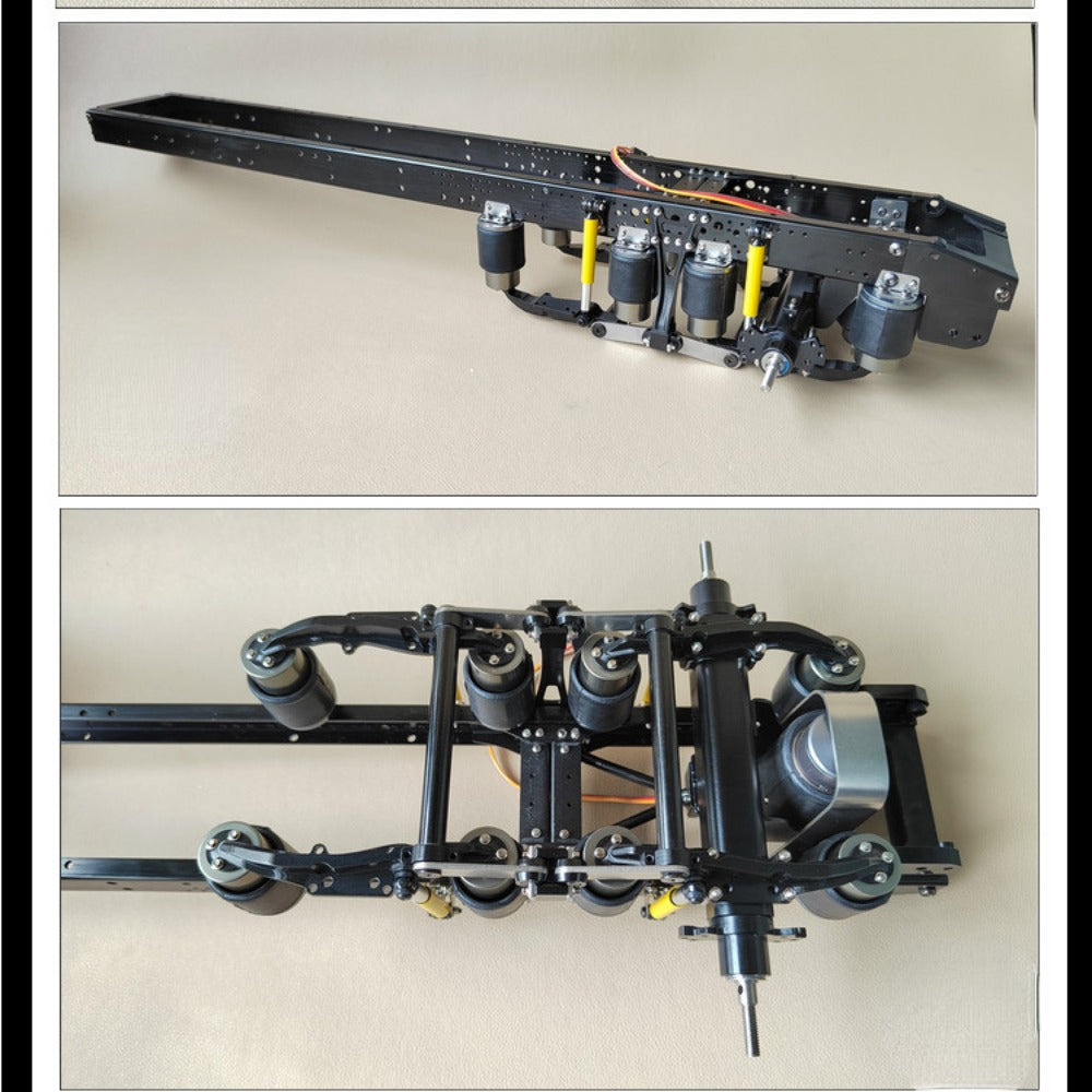 ABOVEBOARD HOBBY 1/14 Tamiya Rc Tractor 6X4 SCANIA Actros Volvo Electric Lift Suspension System Beam Combination Kit Assembly