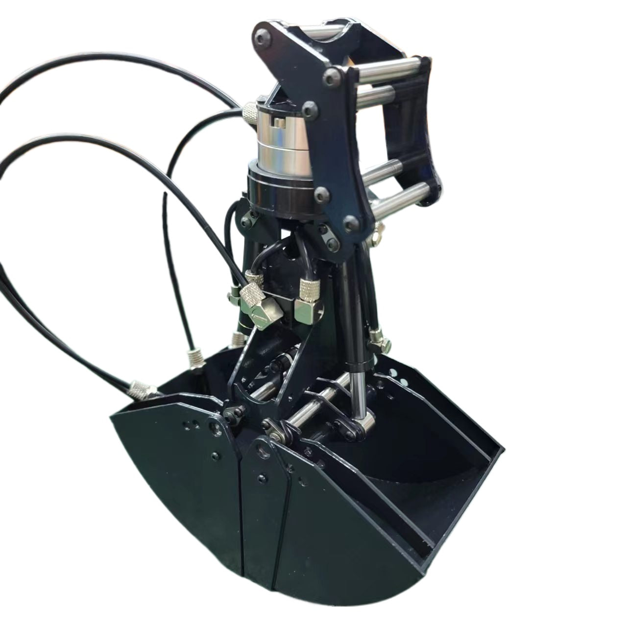 MTRC MT946 1/14 Hydraulic Remote Control Excavator OP Metal Hydraulic Grab Tilt Clamshell Bucket