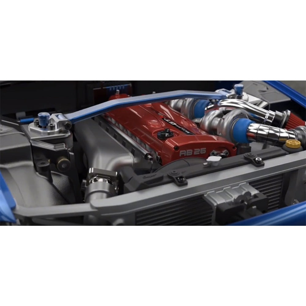 1/8 Capo Skyline GTR R34  Rc Flat Running Drift Car Kit  Midnight Purple