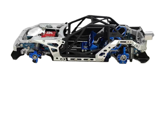 Ma racing 1/24 Dma Rwd Rc Drift Car Op Cnc Aluminum Alloy Eyebrow Rear Fin Spoiler Titanium Alloy Roll Frame