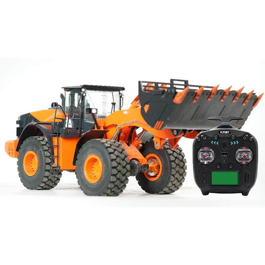 JDMODEL JDM-198 1/14 Remote Control Hydraulic Loader ZW370 LOADER with light sound RT