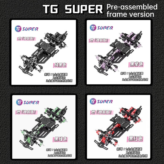 TG SUPER RAN 1/24 RWD RC DRIFT CAR Frame Pre-assembled Version